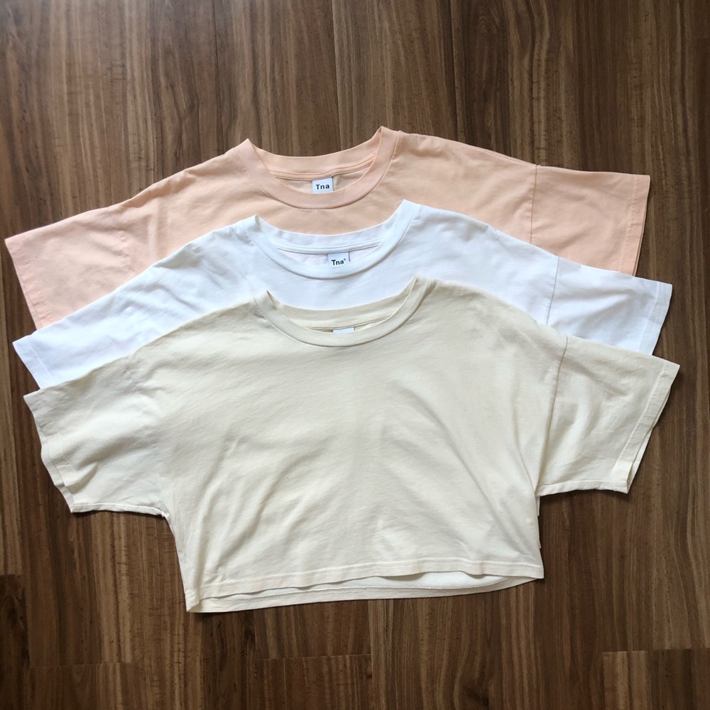 [Bundle of 3] TNA Ditmas Cropped Tops